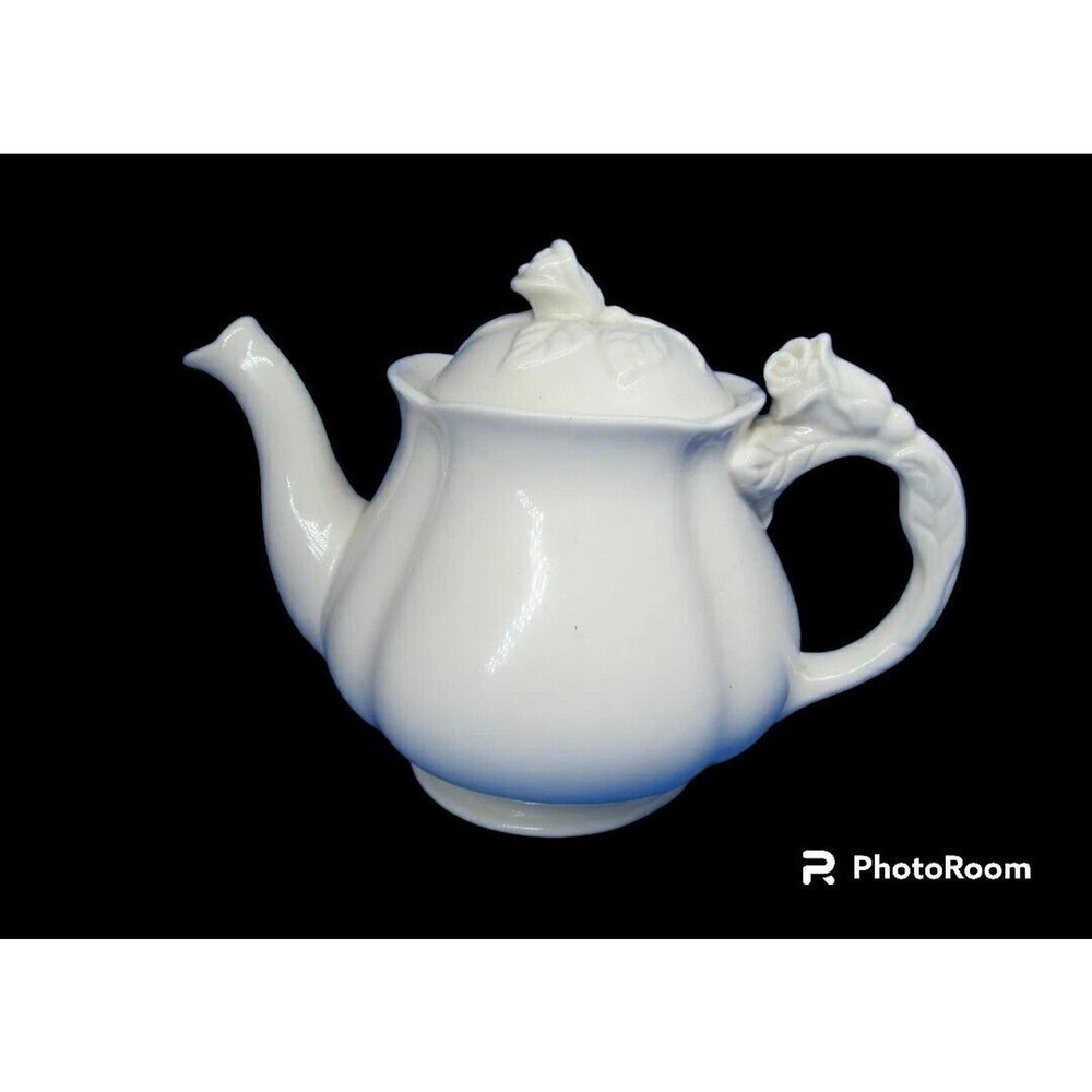 Godinger 6" ROSE TEA POT
